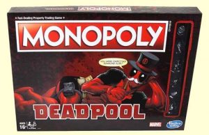 monopoly game: marvel deadpool edition