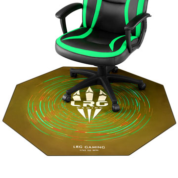 Gaming chair on carpet