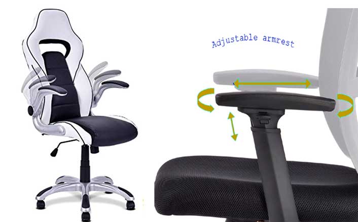 Pc gaming chair with adjustable arms under $200